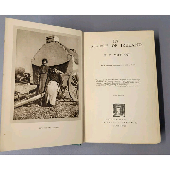In Search Of Ireland by H.V. Morton Vintage 3rd Edition 1931 Hardcover Book - Picture 3 of 16